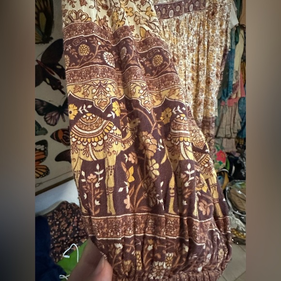Spell dress Sundown Spice Boho Mini Dress organic cotton size Medium EUC - Picture 5 of 5